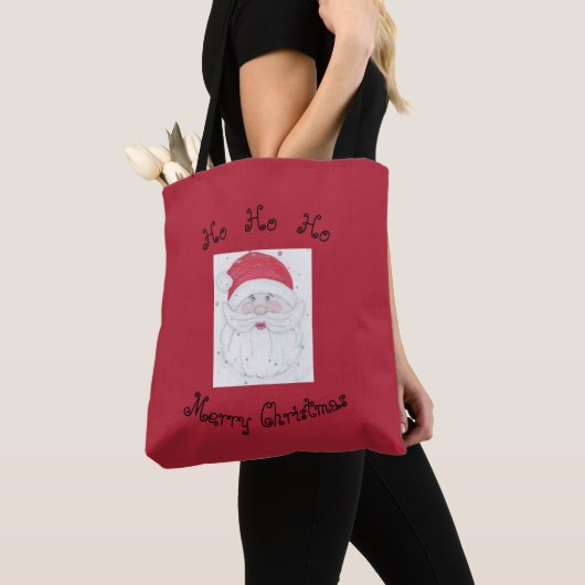 Weihnachtszeit "Ho Ho Ho" Weihnachten Tasche (Von Nahem)