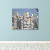 Weihnachtszeit im Park Leinwanddruck (Insitu (Holzboden))