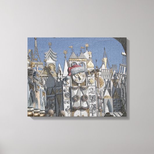 Weihnachtszeit im Park Leinwanddruck (Vorderseite)