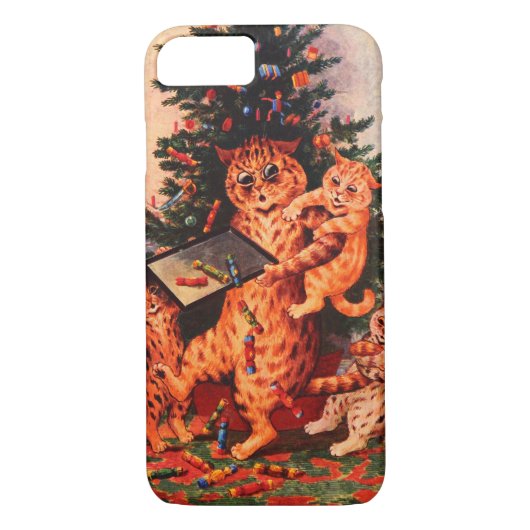 Weihnachtszeit in Catland Louis Wain Case-Mate iPhone Hülle (Rückseite)
