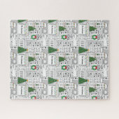 Weihnachtszeit in der Stadt Personalisiert Gezeich Puzzle (Horizontal)