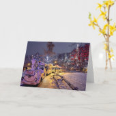 Weihnachtszeit in Wien Karte (Gelbe Blume)