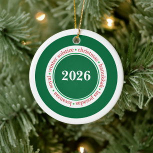 Weihnachtszeit individuelles Ornament