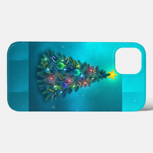 Weihnachtszeit iPhone Case (Rückseite (Horizontal))