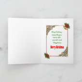 Weihnachtszeit Karte (Innenseite)