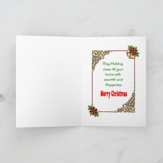 Weihnachtszeit Karte (Innenseite)