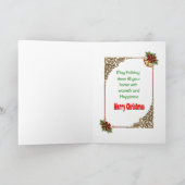 Weihnachtszeit Karte (Innenseite)