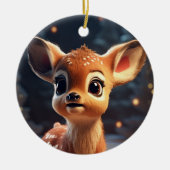 Weihnachtszeit Keramik Ornament (Vorne)