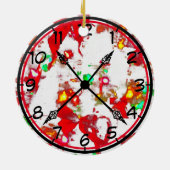 Weihnachtszeit Keramik Ornament (Hinten)