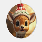 Weihnachtszeit Keramik Ornament (Links)