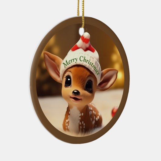 Weihnachtszeit Keramik Ornament (Rechts)