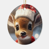 Weihnachtszeit Keramik Ornament (Links)