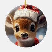 Weihnachtszeit Keramik Ornament (Hinten)