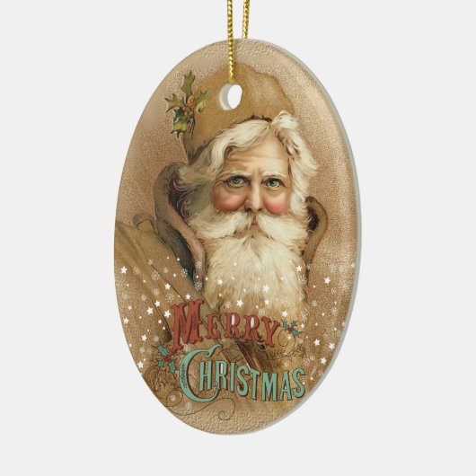 Weihnachtszeit Keramikornament (Links)
