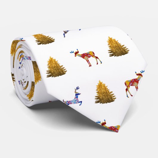 Weihnachtszeit Krawatte (Gerollt)
