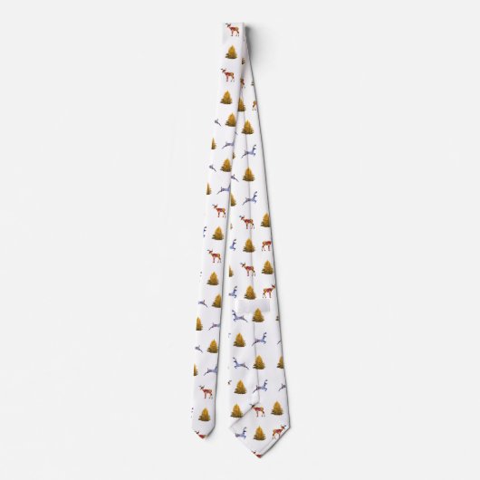 Weihnachtszeit Krawatte (Rückseite)