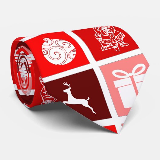 Weihnachtszeit-Krawatte Krawatte (Gerollt)