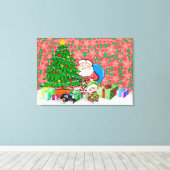 Weihnachtszeit Leinwanddruck (Insitu (Holzboden))