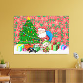 Weihnachtszeit Leinwanddruck (Insitu (Wohnzimmer))