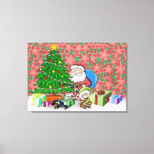 Weihnachtszeit Leinwanddruck (Vorderseite)