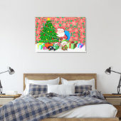 Weihnachtszeit Leinwanddruck (Insitu (Schlafzimmer))