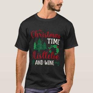 Weihnachtszeit Mistel Wein Tannenbaum Stechpalme G T-Shirt