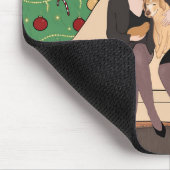 Weihnachtszeit Mousepad (Ecke)