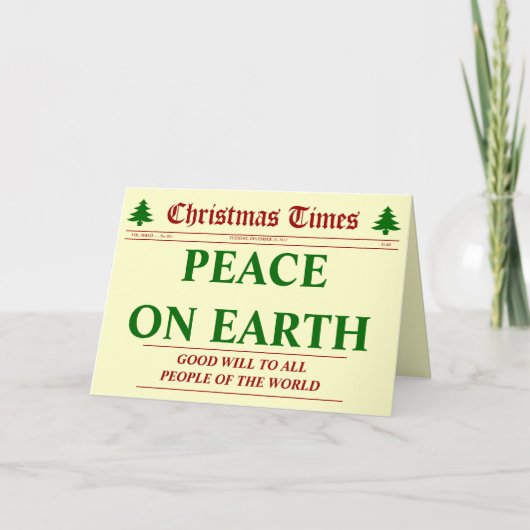 Weihnachtszeit - Nr. 001 Feiertagskarte (Vorderseite)