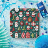 Weihnachtszeit Pappteller (Party)