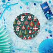 Weihnachtszeit Pappteller (Party)