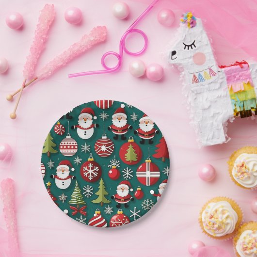 Weihnachtszeit Pappteller (Party)