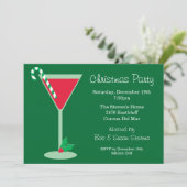 Weihnachtszeit-Party Einladung (Stehend Vorderseite)