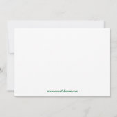 Weihnachtszeit-Party Einladung (Rückseite)