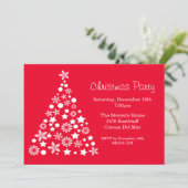 Weihnachtszeit-Party Einladung (Stehend Vorderseite)