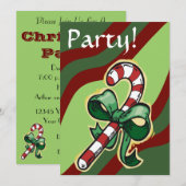 Weihnachtszeit-Party Einladung (Vorne/Hinten)