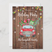 Weihnachtszeit-Party Einladung (Vorderseite)