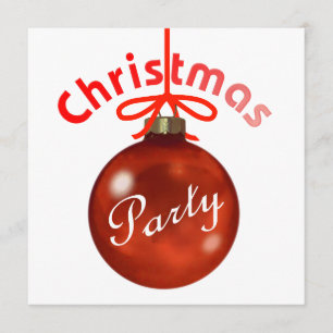 Weihnachtszeit-Party Einladung