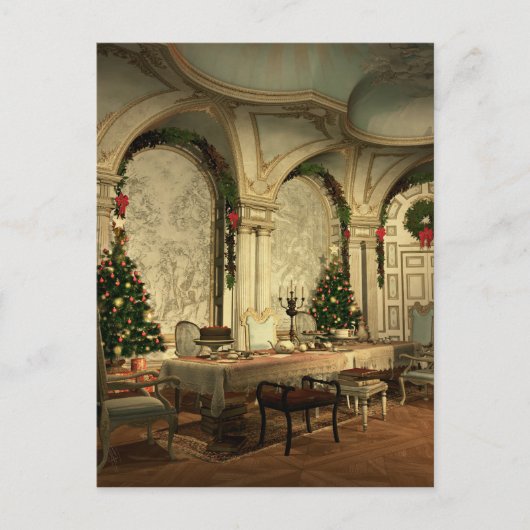 Weihnachtszeit Postkarte (Vorderseite)