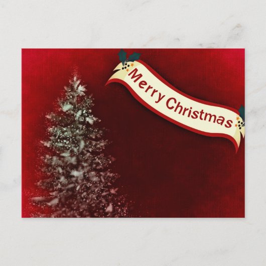 Weihnachtszeit Postkarte (Vorderseite)