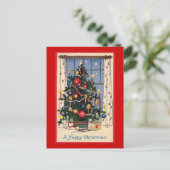 Weihnachtszeit Postkarte (Stehend Vorderseite)