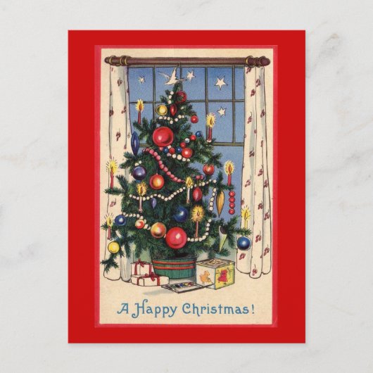 Weihnachtszeit Postkarte (Vorderseite)