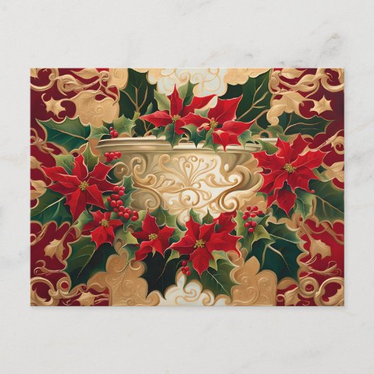 Weihnachtszeit Postkarte (Vorderseite)