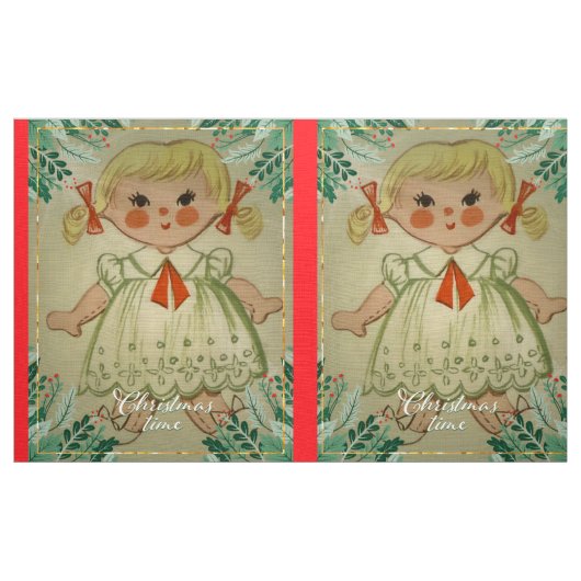 Weihnachtszeit-Puppen Stoff (Yard (91,4 cm))