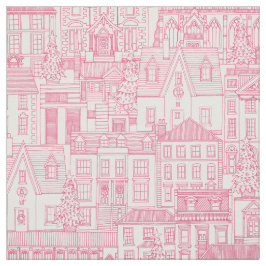 Weihnachtszeit Rosa Perle Stoff