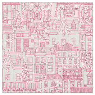 Weihnachtszeit Rosa Perle Stoff