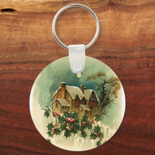 Weihnachtszeit Schlüsselanhänger (Vorderseite)