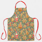 Weihnachtszeit Schürze (Vorderseite)