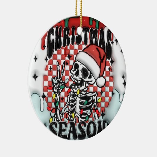 Weihnachtszeit Skeleton Ornament (Rechts)