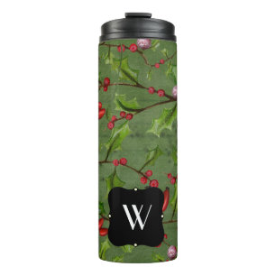 Weihnachtszeit - thermische Trommel Thermosbecher