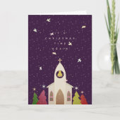 Weihnachtszeit Weihnachtskarte Feiertagskarte (Vorderseite)